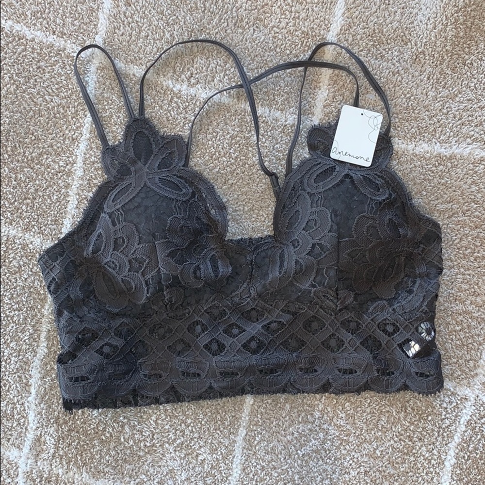 Charcoal Gray Bralette